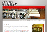Commercial and Coin Laundry Equipment Company Website Screenshot