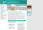 Gulf Breeze Chamber Website Screenshot