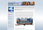 Impact 100 Pensacola Website Screenshot