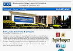 Emmanuel Sheppard & Condon Website Screenshot