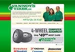 Vannoy's Tires of Pensacola Website Screenshot